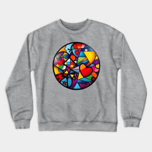 Mandala Design Crewneck Sweatshirt